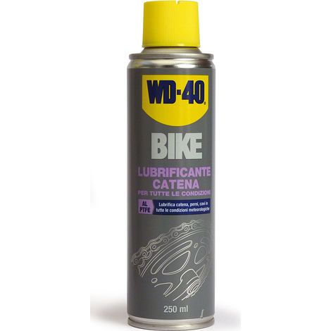 SPRAY WD-40 LUBRIFICANTE CATENA BICI IN TUTTE LE CONDIZIONI ml. 250