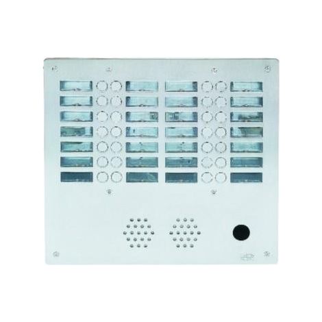 Plaque inox 24bp 4r ptt URMET AX4024