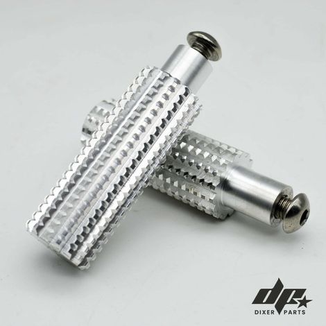 Pedane anteriori in alluminio per Kawasaki 636 (2003-2004) Stunt (1/5)