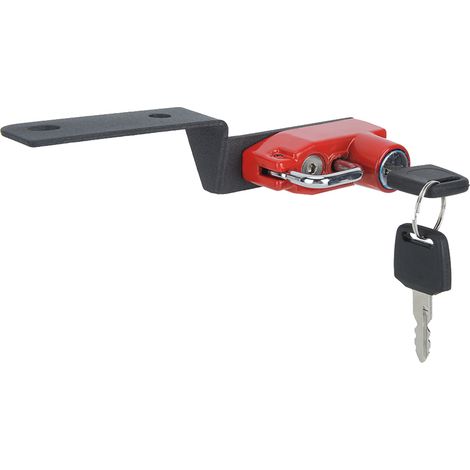 Support de fixation pour antivol de casque de moto, compatible avec les modèles 125/250/390 2017+ (rouge). (1/5)