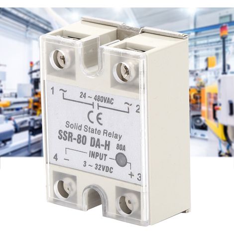 Relais statique DC/AC SSR avec interrupteur sans contact, haute qualité, SSR-80A DA H 24-480 V CA (1/5)