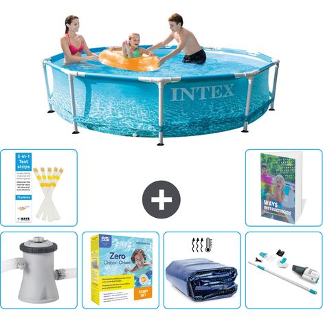 Frame Pool Rund - 305x76 cm - 7-teilig S196