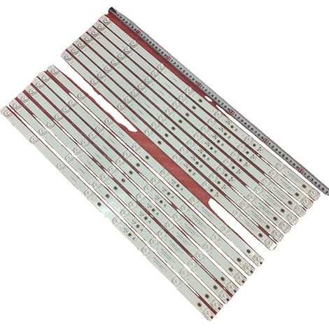 Ruban LED, 8 LEDs, Longueur 664mm, Lumière Bleue, Source d'Alimentation DC, Compatibilité avec les Modèles TCL (1/5)