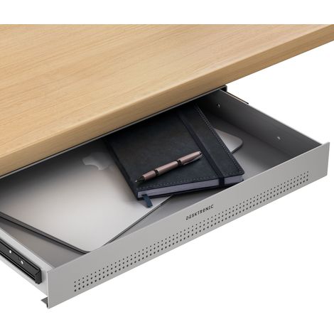 Desktronic Tiroir sous bureau - 41x27x5cm 3.5kg - Gris