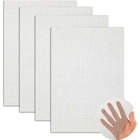 4 Pièces Grille Métallique Maille Wire Mesh Maille Métallique Filtre,Grillage Anti Rongeur Rigide Acier Inoxydable 304 Treillis métallique Fin pour aérations, Maison,Jardin - 210 x 300 mm (1/5)