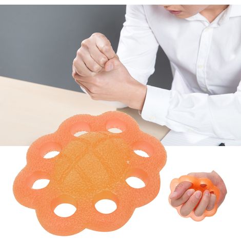 Hand- und Fingerkrafttrainingsgriff – Zubehör für die Muskelrehabilitation in Orange (1/5)