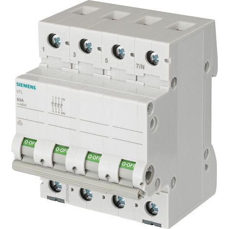Interruptor seccionador modular 63A 3PN 400V 5TL16630