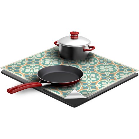 CREARREDA Protezione Piano Induzione 52x60cm Antigraffio e Antiscivolo Made in Italy - Copri Piano Induzione per Cucina Facilmente Lavabile