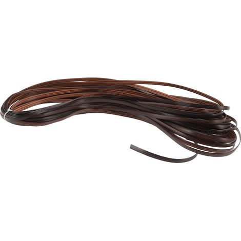 Kit de Réparation Cannage Plastique pour Meubles de Jardin, Chaise, Table, Canapé en Rotin Synthétique Marron Décoloré