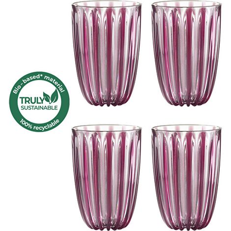 Set mit 4 Gläsern Guzzini Dolcevita Amethyst (1/3)