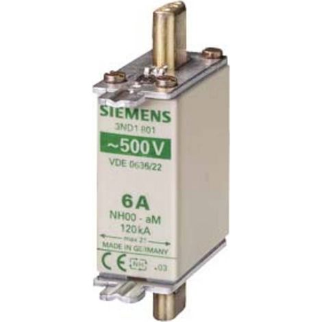 Siemens 3ND1822 Inserto fusibile Misura fusibile = 0 63 A 500 V 3 pz. (1/2)