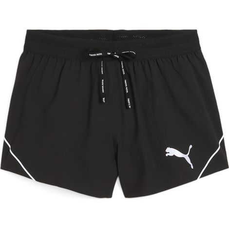 Pantalones cortos Puma Raceday Ultraweave 3 Split para mujer, color negro, 52664801 R L (1/3)