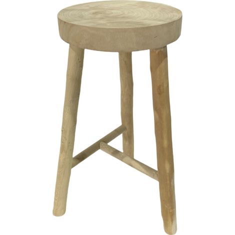 Signes Grimalt Taburete Muebles  Taburete Mueble Auxiliar Beige 30x30x60cm 35019