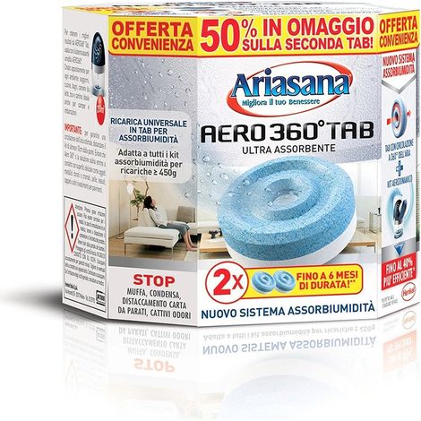 ARIASANA RICARICHE AERO ASSORBIUMIDITÀ 2 X 450 GR INODORE (1/5)