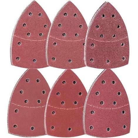 Feuilles Abrasives Triangles Papier Poncage Ponceuse Delta 105x152 mm (1/5)