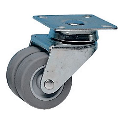 Roulette industrielle Pivotante Guitel Hervieu, Acier galvanisé, Ø 50mm, 60kg ( Prix pour 1 )