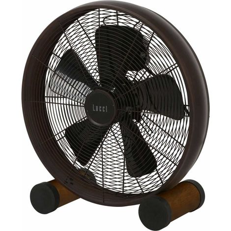 Ventilateur de table BREEZE Floor 50W 3 vitesses D40cm Noir (1/3)