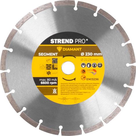 Scheibe Strend Pro 521A, 230 mm, Diamant, Segment