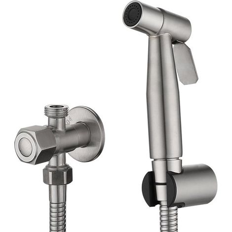 Ensemble de douchette WC et bidet en acier inoxydable, douchette de bidet, douchette de robinet, douchette WC (1/5)