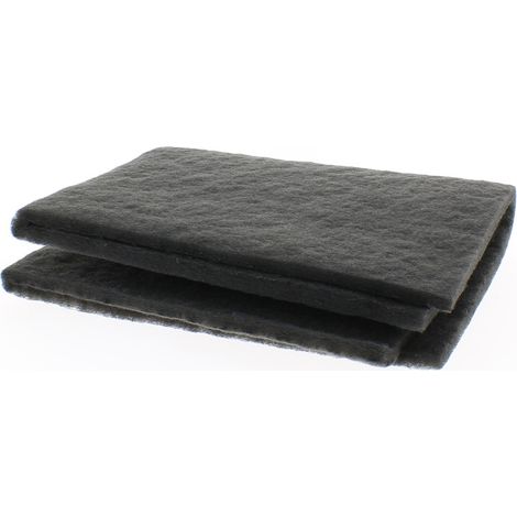 Home Equipement – Filtre charbon anti-odeur rectangulaire à découper pour hotte – Dimensions 57 x 47 cm – Qualité supérieure 240gr/m² – Compatible AIRLUX, BROAN, FALCON, FAR, GLEM, GLEMGAS, HUDSON, ROSIERES, SAUTER, SIEMENS (1/2)