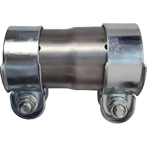 Raccord Réducteur pour Tuyau d'échappement 55mm à 63mm Connecteur de Tuyau Collier échappement Tuyau de Raccordement Réducteur Acier Inoxydable Collier de Serrage Réduction (1/5)