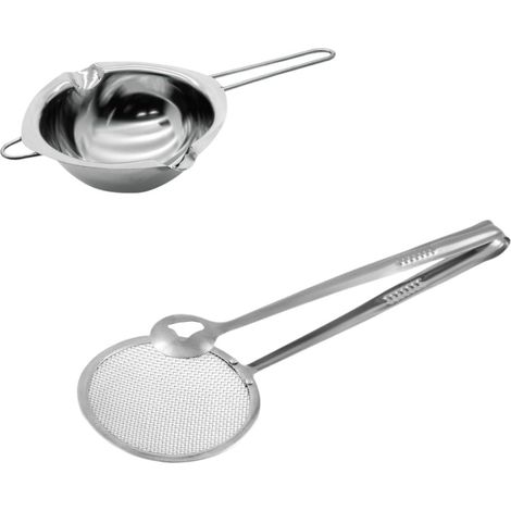 Set pâtisserie ZENKER Smart Pastry Bain-marie chocolat + pince beignets en acier inox (1/5)