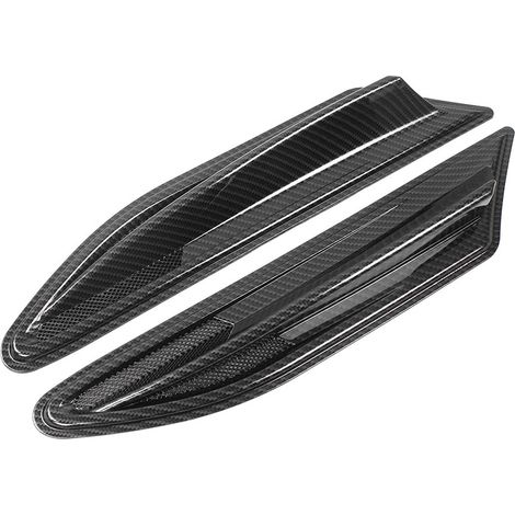 Car modification parts, fender body side decals, universal fender air blade carbon fiber decorative products - ABS, adhesive type - carbon fiber (1/4)