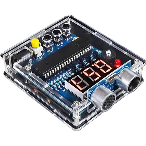 Télémètre à ultrasons Capteur de distance Kit électronique DIY avec voyants LED Câble USB vers CC Pour l'éducation scolaire, la maison, les exercices de soudure à faire soi même (1/5)