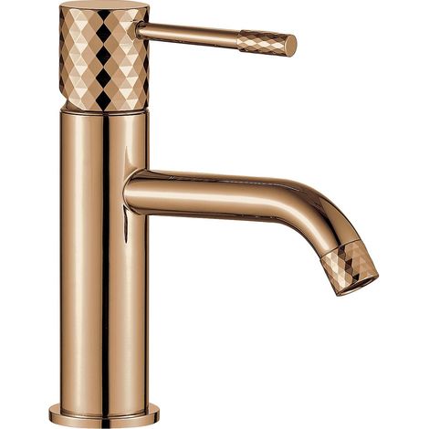 RUBINETTO DA LAVABO REA LUNGO DIAMOND COPPER LOW