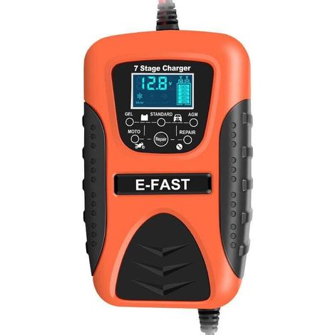 12V Battery Desulfator and Charger for Car, Boat, Lawnmower and Motorcycle – 7 Smart Stages, Lead Acid Compatible