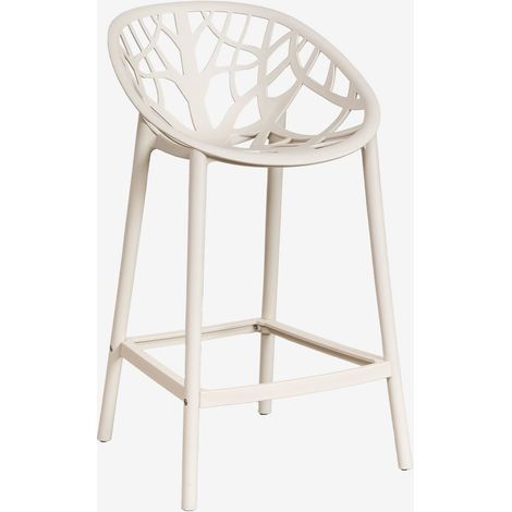 SKLUM Hoher Hocker aus Polypropylen Ores Beige Tapioca ↑65 cm