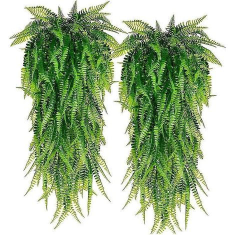 Feuilles de fougère persane de 84 cm (33 pouces) - Décoration suspendue - Plante artificielle (1/5)