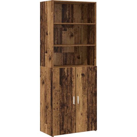 Highboard Old Wood 70 x 42.5 x 185 cm Engineered Wood vidaXL