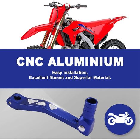 Levier de vitesses pliable en aluminium CNC pour motos tout-terrain XR CRF 50/70/110/125 cm³ (pièces modifiées) (1/5)