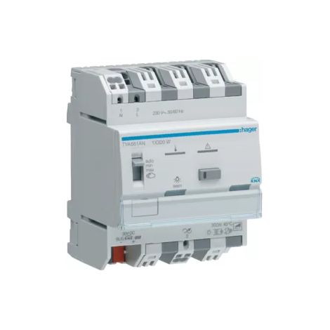 Hager Universal-Dimmaktor 1-fach 300W KNX REG TYA661AN (1/2)