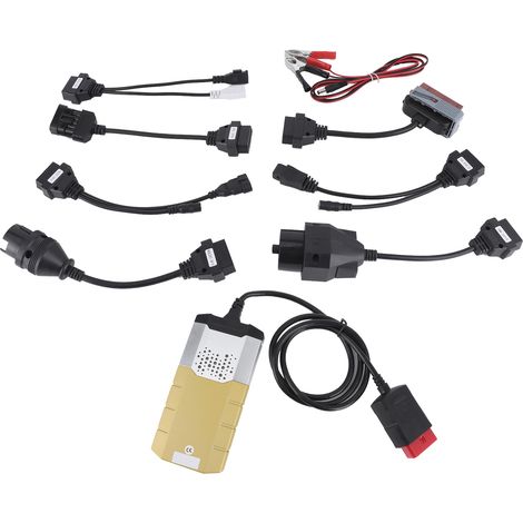 OBD2-Kfz-Diagnosegerät mit Code-Lesegerät und mehrsprachigem Verbindungskabel (1/5)