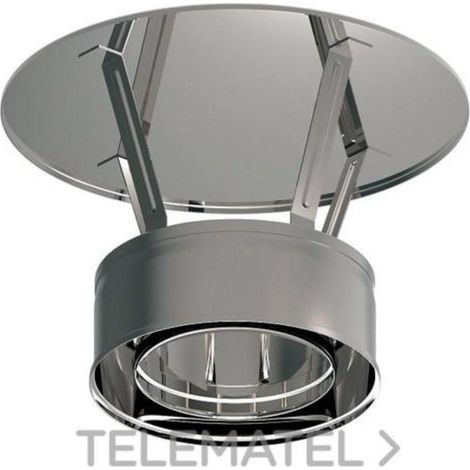 ROS sombrerete antilluvia 250 doble p 2700336 ros , Sombrerete Antilluvia 250 Doble Pared 2700336 de la marca Ros Chimney.