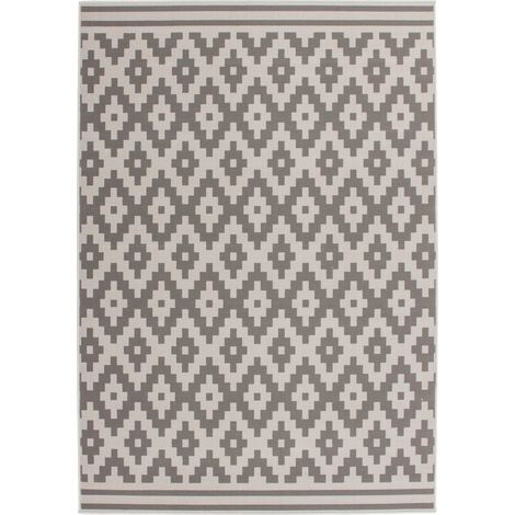 Tappeto a pelo corto Stella 300 con design a rombi 200x290 cm (1/4)