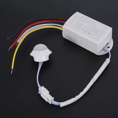 220V Mini-Einstellschalter mit Infrarotsensor zur Bewegungserkennung für Lampen (1/5)