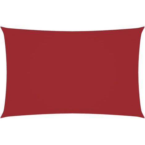 Maison Exclusive - Sonnensegel Oxford-Gewebe Rechteckig 5x8 m Rot