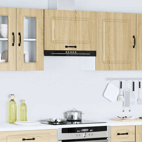 Armoire murale de cuisine en bois d’ingénierie chêne sonoma 60 x 31 x 40 cm, 11.1kg - PANGIVO (1/5)