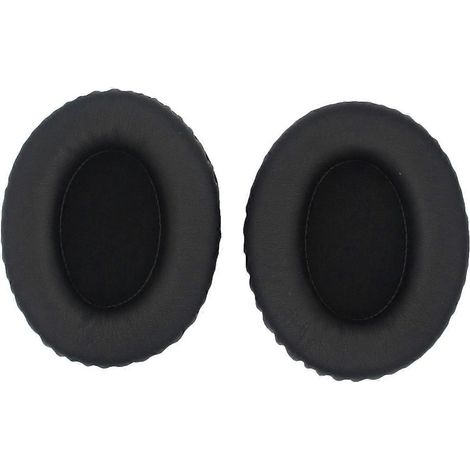 Set mit 2 Ersatz-Ohrpolstern für Kopfhörer, aus weichem Schaumstoff und Kunstleder, Abmessungen 105 x 85 mm (1/5)