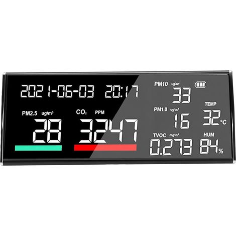 3-in-1 Barometer Thermometer Hygrometer, 130mm Dial (1/5)