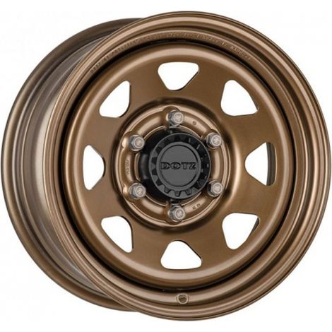 Jante DOTZ Acier Dakar bronze 16 pouces - 6 Trous - 7x16 6x139,7 ET13 AL110 (1/2)