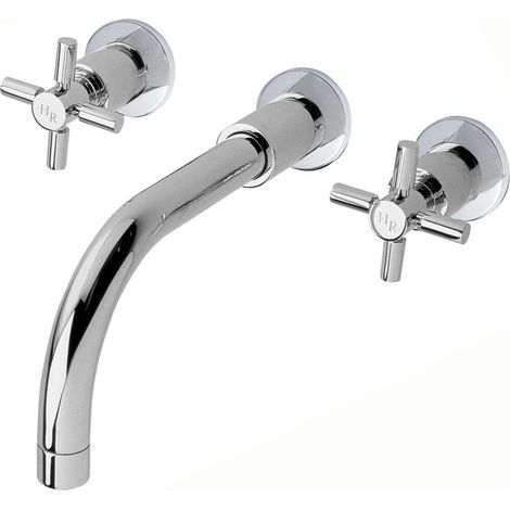 Fulfen Crosshead W/H Basin Mixer (1/4)