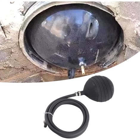 Bouchon Gonflable PVC pour Canalisations - Airbag d'Obstruction d'Eau, Test Hydrostatique, Maintenance de Conduites (110mm/4.33in) (1/5)