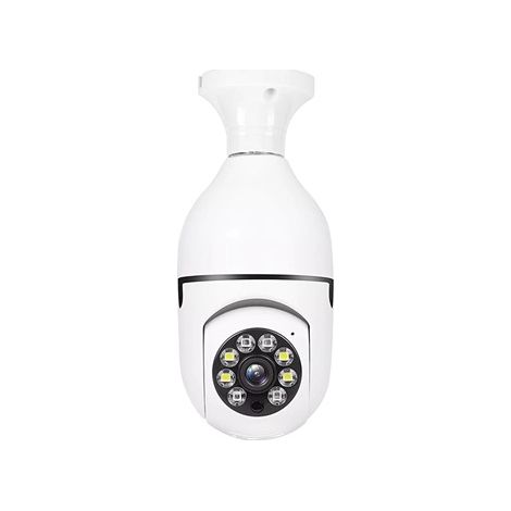 Filiyano-Caméra de surveillance avec douille E27 A6 - Blanc Jaune