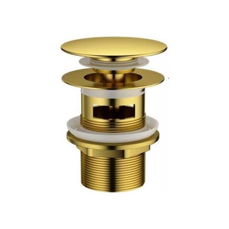 1" 1/4" Universal-Pop-Up-Ablaufstöpsel für Waschbecken, Bidet, Pop-Up-Abflüsse, robustes, vergoldetes Messing, MUMU