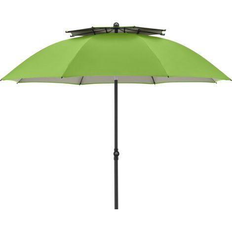 Doppler Windprofi 200 Manual ø 200 cm rund Sonnenschirm 3 Farben Strandschirm Balkonschirm 834 (1/2)