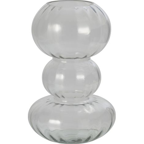 Vase bulle rond en verre transparent - transparent (1/3)